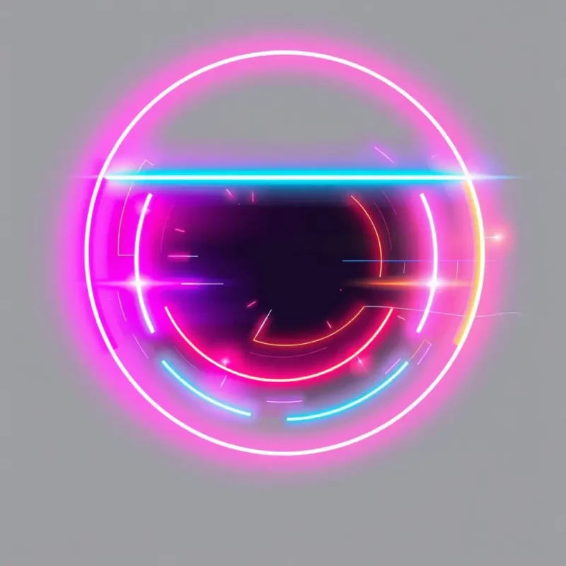 Neon Light Effects Animation